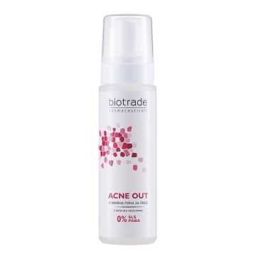 Biotrade Acne Out Измивна пяна за лице с млечна киселина за всякакъв тип кожа х150 мл