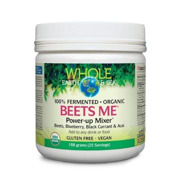 Beets Me Power-up Mixer Микс от суперхрани х188 г Natural Factors