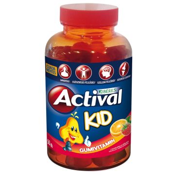 Actival Kid GumiVitamin Детски желирани мултивитамини х50 желирани таблетки Beres