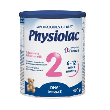 Physiolac 2 Мляко за кърмачета от 6 до 12 месеца х400 мл