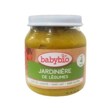 Babybio Зеленчуково пюре градински зеленчуци за деца 4+ месеца х130 гр