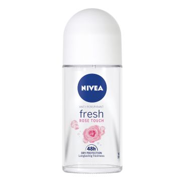 Nivea Fresh Rose Touch Дамски рол-он дезодорант x50 мл