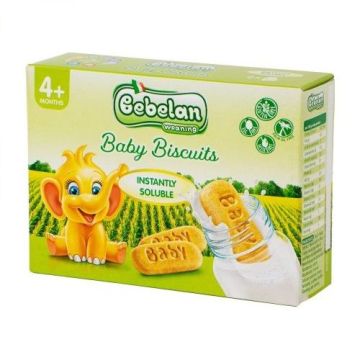 Bebelan Baby Biscuits Бързо разтворими бебешки бисквити за деца над 4 месеца х250 грама