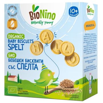 Bionino Био бебешки бисквити със спелта за деца над 10 месеца х100 грама