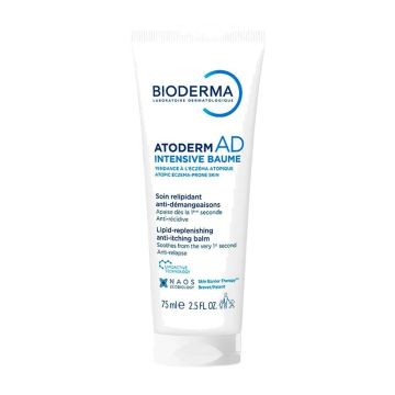 Bioderma Atoderm AD Intensive Успокояващ балсам за суха и атопична кожа за лице и тяло х75 мл