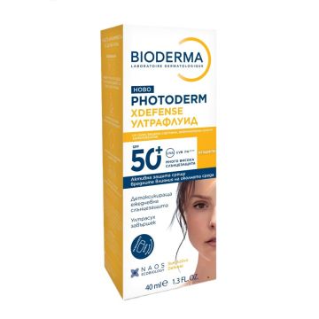 Bioderma Photoderm Xdefense Слънцезащитен ултра флуид за лице SPF50+ х40 мл