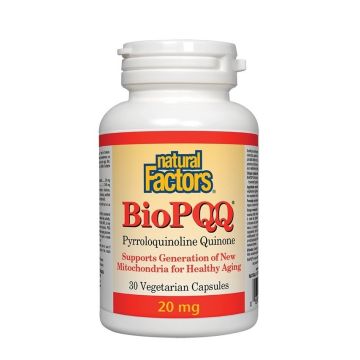 BioPQQ Пиролоквинолин квинон 20 mg х30 капсули Natural Factors