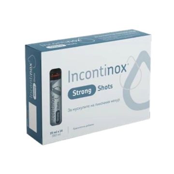 Incontinox Strong Shots за мускулите на пикочния мехур х14 флакона Valentis