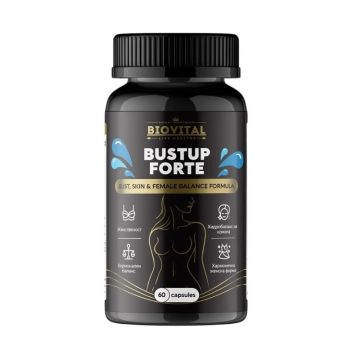 BustUp Forte за обем, плътност и форма на гърдите х60 капсули Biovital