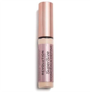 Revolution Conceal & Define Supersize Течен коректор за лице x13 мл, C4