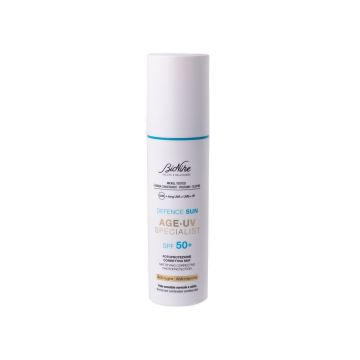 Bionike Defence Sun Age Specialis Антиейдж овлажняваща емулсия за лице SPF50+ за нормална и комбинирана чувствителна кожа x50 мл