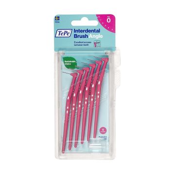 TePe Interdental Brush Angle Интердентални четки, размер 0 (0,4 мм) x 6 броя