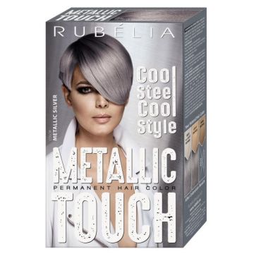 Rubelia Metalic Touch Боя за коса, Metallic Silver
