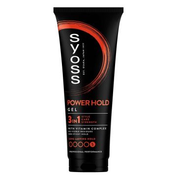 Syoss Men Power Hold Склуптуриращ гел за коса с мега силна фиксация х250 мл