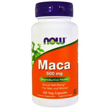 Мака за здрава репродуктивна система 500 мг х100 капсули Now Foods