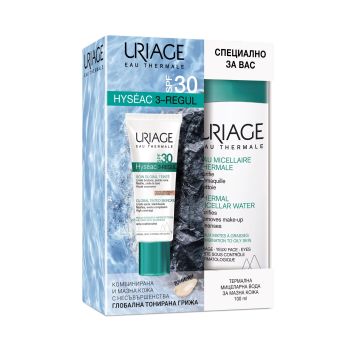 Uriage Промо комплект Hyseac 3-Regular Глобална тонирана грижа срещу несъвършенства за мазна кожа