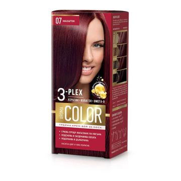 Aroma Color Дълготрайна крем-боя за коса, 07 Махагон