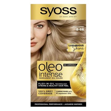 Syoss Oleo Intense Трайна крем боя за коса без амоняк, 8-68 Pale Sand