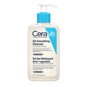 CeraVe SA Изглаждащ почистващ гел за лице и тяло за суха кожа x236 мл