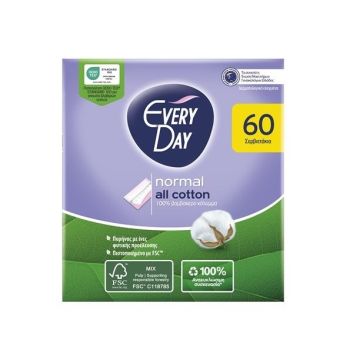 Everyday Normal Cotton Дамски ежедневни превръзки х60 броя