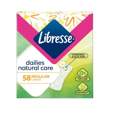 Libresse Natural Care Normal Ежедневни дамски превръзки х58 броя