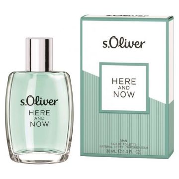 s.Oliver Here And Now Тоалетна вода за мъже x30 мл