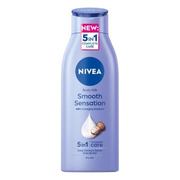 Nivea Smooth Sensation 5in1 Хидратиращо мляко за тяло за суха кожа х400 мл