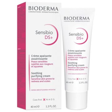 Bioderma Sensibio DS+ Успокояващ крем за кожа със зачервявания и сквами x40 мл