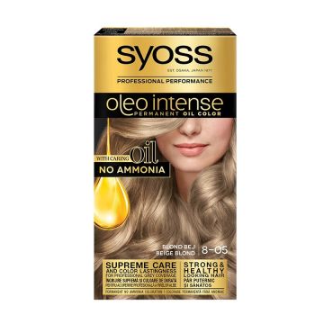 Syoss Oleo Intense Трайна Крем Боя за Коса без Амоняк 8-05 Бежово Рус
