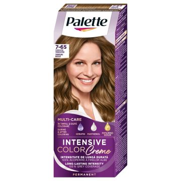 Palette Intensive Color Creme Дълготрайна крем боя за коса, 7-65 Sparkling Nougat