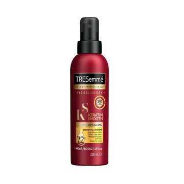 TRESemme Keratin Smooth Спрей за топлинна защита за непокорна и хвърчаща коса x200 мл