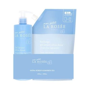 La Rosee Комплект Ултра-мек измиващ гел за бебета