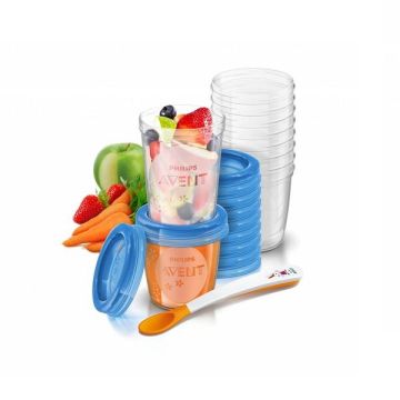 Avent Комплект за съхранение на бебешка храна x20 броя