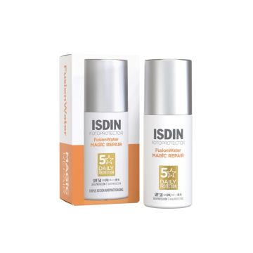 Isdin Fotoprotector Fusion Water Magic Repair Слънцезащитен флуид за лице против стареене SPF50 х50 мл