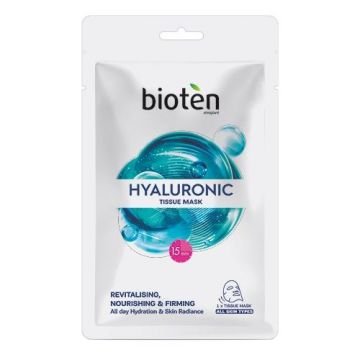 Bioten Hyaluronic Хидратираща маска за лице за суха и уморена кожа с хиалуронова киселина х1 брой