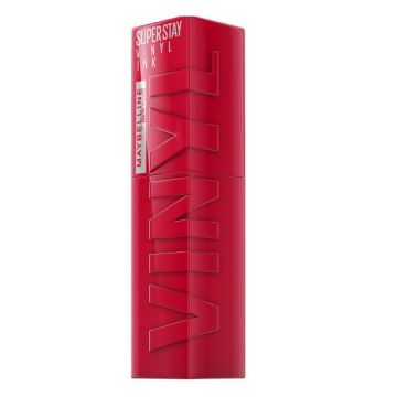 Maybelline SuperStay Vinyl Ink Течно червило за устни с гланцов завършек, 50 Wicked