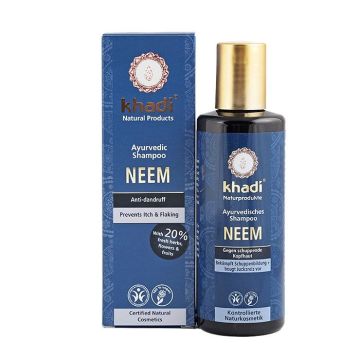 Khadi Био шампоан за коса против пърхот с нийм х210 мл