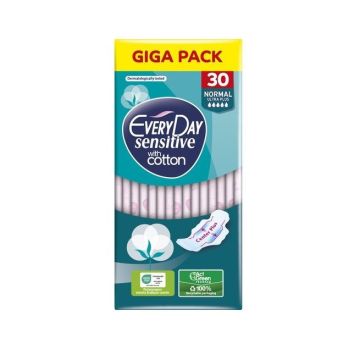 Everyday Sensitive with Cotton Normal Ultra Plus Дамски превръзки х30 броя