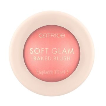 Catrice Soft Glam Baked Blush Руж и хайлайтър за лице х5,6 грама, 010 On Cloud Pink