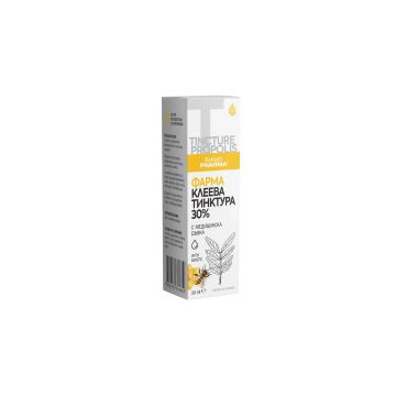 Фарма Клеева тинктура 30% с медицинска дъвка х30 мл Extract Pharma