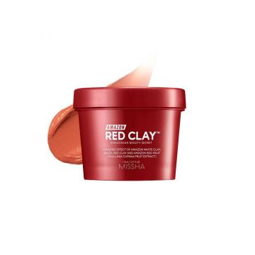 Missha Amazon Red Clay Почистваща маска за лице с червена и бяла глина x110 мл