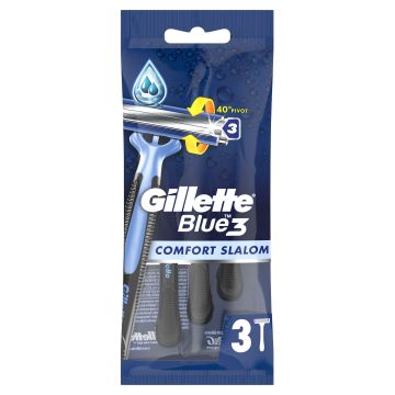 Gillette Blue 3 Comfort Slalom Самобръсначка за мъже x3 броя