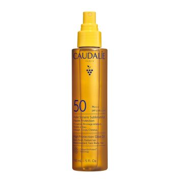 Caudalie Vinosun Озаряващо олио за лице и тяло SPF50 х150 мл