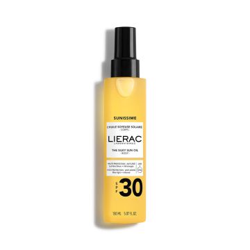 Lierac Sunissime Копринено слънцезащитно олио за тяло SPF30 x150 мл