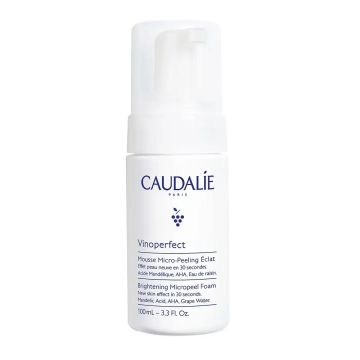 Caudalie Vinoperfect Озаряваща микропилинг пяна за лице x100 мл