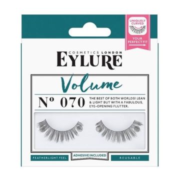 Eylure Volume Комплект с изкуствени мигли и лепило, модел №070 х1 брой