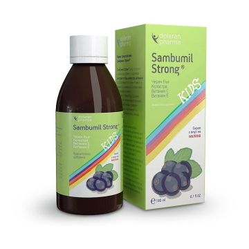 Sambumil Strong Kids Сироп за деца при грип и настинка х180 мл Doleran Pharma