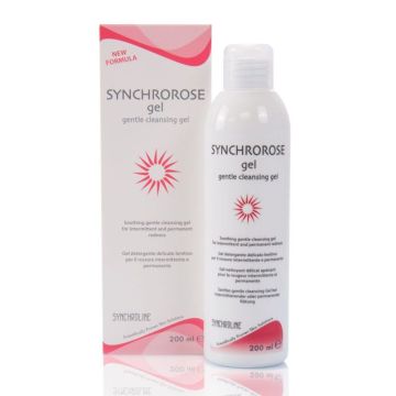 Synchroline Rosacure Почистващ гел за лице за кожа с розацея x200 мл