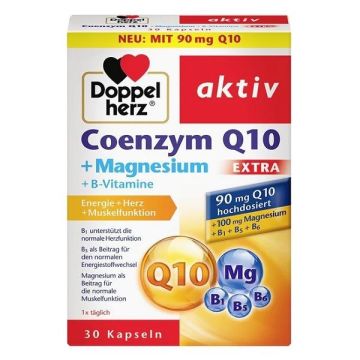 Коензим Q10 + Магнезий Екстра х30 капсули Doppelherz