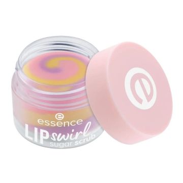 Essence Swirl Lip Захарен скраб за устни с аромат на ванилия х8 грама